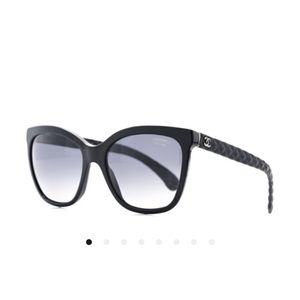CHANEL acetate quilted buttery CC sunglasses 5298-q